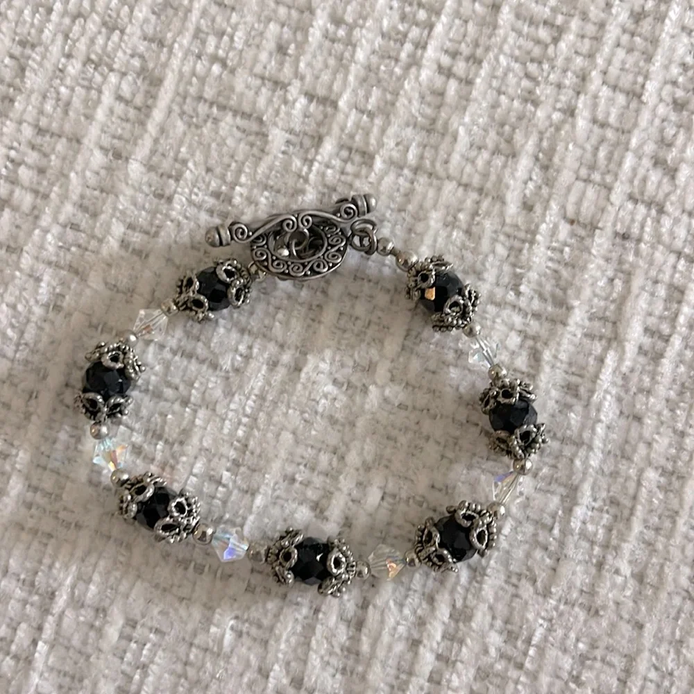 Crystal Bracelet Black & Clear